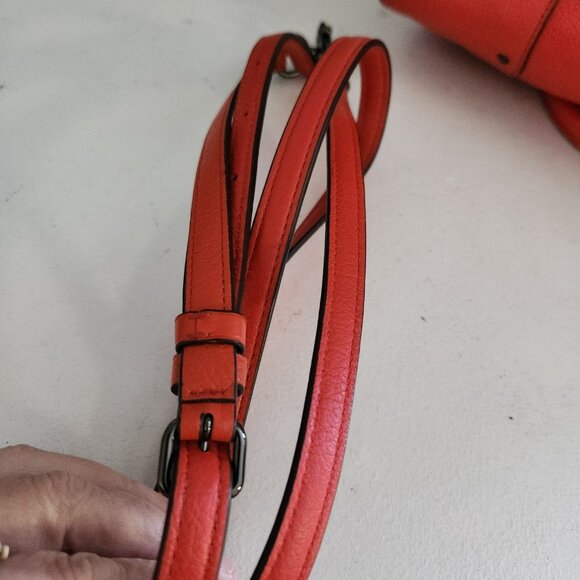 Like New Coach Mercer Red/Orange Leather Shoulder Bag - Picture 12 of 17